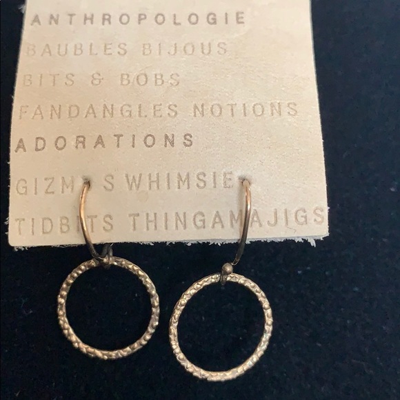 Anthropologie Small Hoop Earrings